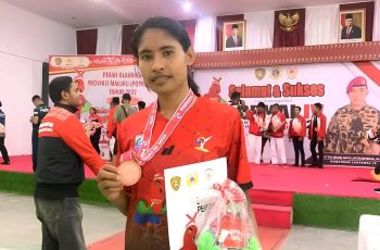 Amelia Adaleda Malwewan, Mahasiswa Pendidikan Matematika UNPATTI MBD Sabet Medali Perunggu Taekwondo POPMAL IV