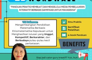 Tingkatkan Kreativitas Calon Guru, Prodi Pendidikan Matematika PSDKU UNPATTI Kab. MBD Gelar Pelatihan Wordwall